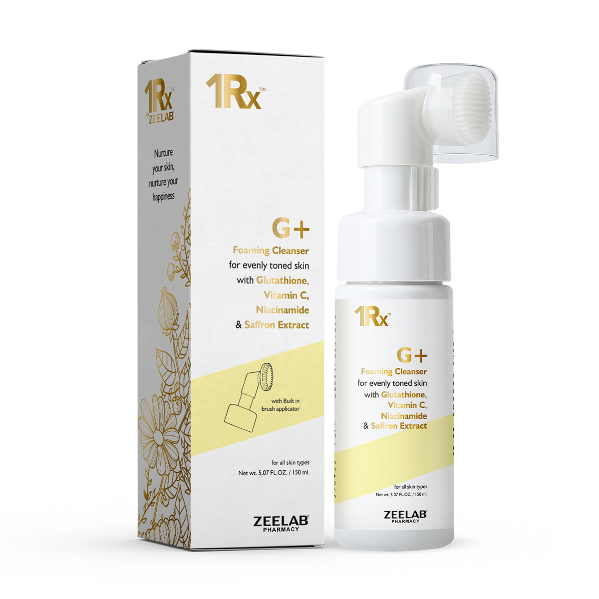 G+ Foaming Cleanser with Glutathione + Vitamin C + Niacinamide 